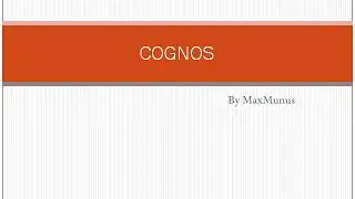 COGNOS Training – COGNOS Online Training – (COGNOS Certification Tips)– COGNOS Course