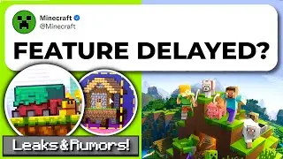 MOJANG DELAYED THIS MASSIVE MINECRAFT FEATURE? | Minecraft 1.20 Update News & Information