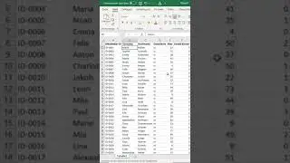 Excel Shortcuts - 0019 - Zeile Spalte fixieren - Windows #Shorts