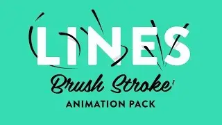 Lines - Brush Stroke Animation Pack