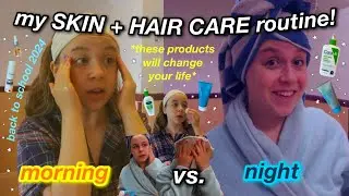 my self care SKIN + HAIR ROUTINES going into senior year! *these products will change your life*