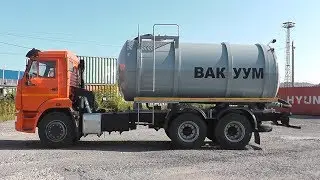 Вакуумная машина МВ-13 на шасси КАМАЗ 65115-773962-50