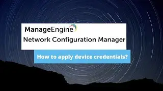2 Simple Ways to add credentials in Network Configuration Manager