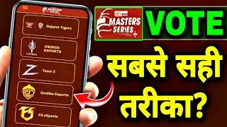 How To Vote In BGMS 2024 | BGMS Vote Kaise Kare | Godlike Ko Vote Kaise Kare | BGMS Voting