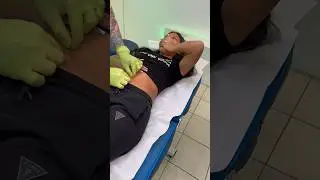NAVEL PIERCING & super anxiety client! #piercers #piercing #bodypiercing #navel