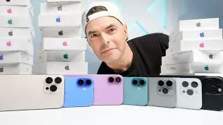 IPHONE 16/16 Pro Unboxing [COMPREI TODOS... e de TODAS AS CORES] 😱