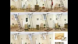 Монтаж Чердачной лестницы  OMAN (ОМАН) Nozycowe (Ножичная) .