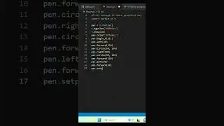 Python 🐍 graphics heart ❤️symbol | python | easy Programming 🤩 