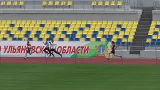 1 забег 4х100 юноши. Первенство города по эстафетному бегу 19.09.18