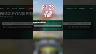 #F123 Brazil Setup! 🏎️ #shorts
