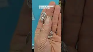 РСПРОДАЖА! Горный хрусталь ручная огранка. Серебро 925. #серебрянаялилияуфа