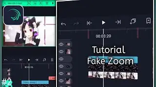 Tutorial smooth fake zoom // alight motion tutorial #2