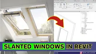 Windows on Slanted Walls in Revit | Revit Tips and Tricks