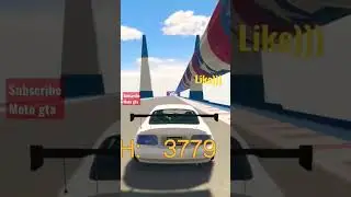 CRAZY crash test at 4000km/h gta5 #gta5 #gtav #shorts #gta6 #highspeed #fail #jump #crash #mods