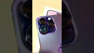 Unboxing iPhone 14 Pro Max deep purple & gold