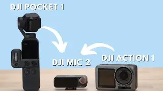 How to connect the DJI Mic 2 to Osmo Pocket 1 and Osmo Action 1 Cameras