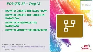 How to Create the Dataflow in Power BI DAY13 