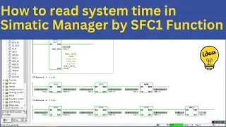 How to read system time in Simatic Manager by SFC1 Function