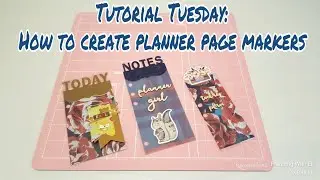 How to create planner page markers | Tutorial Tuesday | Planning With Eli