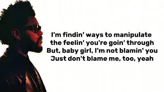 The Weeknd - Die for You lyrics Karaoke text текст песни караоке
