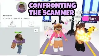 WE CONFRONTED THE SCAMMER In Adopt Me Roblox