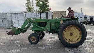 1961 John Deere 3010 Tractor w/ Loader & Bale Fork