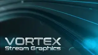 Vortex Animated Stream Graphics | Free Graphics Included | Twitch/Facebook Gaming/OBS/Stream