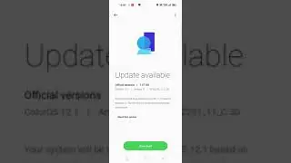 oppo Reno 6 Color Os 12.1 C.30 update received