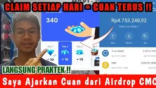 website CMC Penghasil uang dollar terbaru 2021 | Belajar Airdrop pemula 100% Cuan