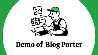 Migrate Wix, Blogger and Medium to Wordpress | BlogPorter demo