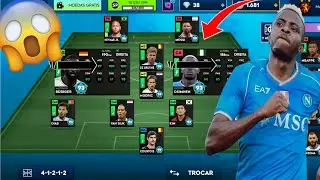 Upando Rüdiger e Victor Osimhen no Dream league Soccer