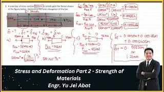 Stress and Deformation (Part 2) - Mechanics of Deformable Bodies (Strength of Materials)