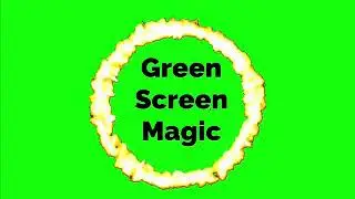 Green screen effect water