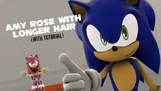 Amy Rose with Longer Hair (with Tutorial) [SFM/Sonic the Hedgehog]
