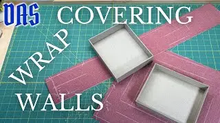 Covering a Tray by Wrapping Around the Walls // Adventures in Bookbinding