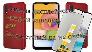 Замена дисплейного модуля Samsung a01 a015f Как разобрать Samsung a01
