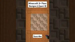 Minecraft 3+ Floor Designs⚒️(part 3) #shortsp
