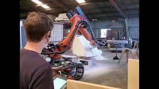 KUKA 6-Axis Robot Arm - Dome Plug Sculpting