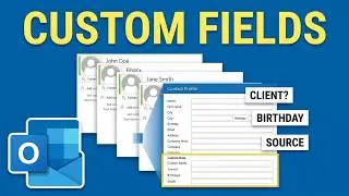 Enhance Outlook Contacts with Custom Fields