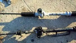 Passat B3. Replacing the power steering rack with a manual one