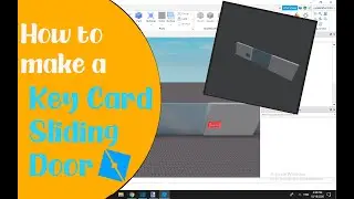 How to make a Keycard Sliding Door Tutorial ! Roblox Studio.