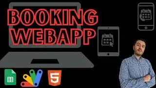 Create a Scheduling Webapp 📅 with Google SHEETS and Google APPS Script
