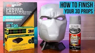 Finishing 3D Prints: How to Sand, Fill and Prime 3D Printed Parts