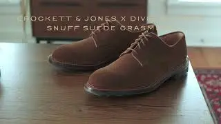 Crockett & Jones x Division Road Snuff Suede Grasmere Derby Shoe