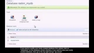 How to create a MySQL database in Plesk 11