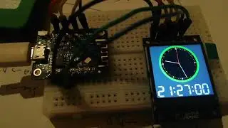 NTP clock with DST on ST7789 display