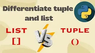 Difference between tuple and list 