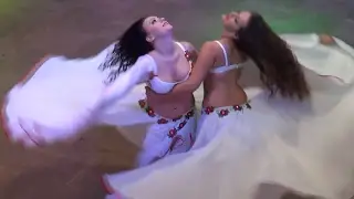 Юлия Скрипец&Евгения Царегородцева☀Belly Dance Free Dance Category Duet FINAL☀Oryantal Dans Ukraine