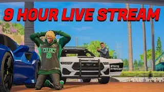 Surviving 9 hours In GTA 5 RP