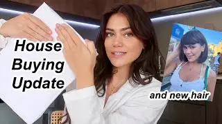 House Buying update + I cut a bob lol | Vlog
